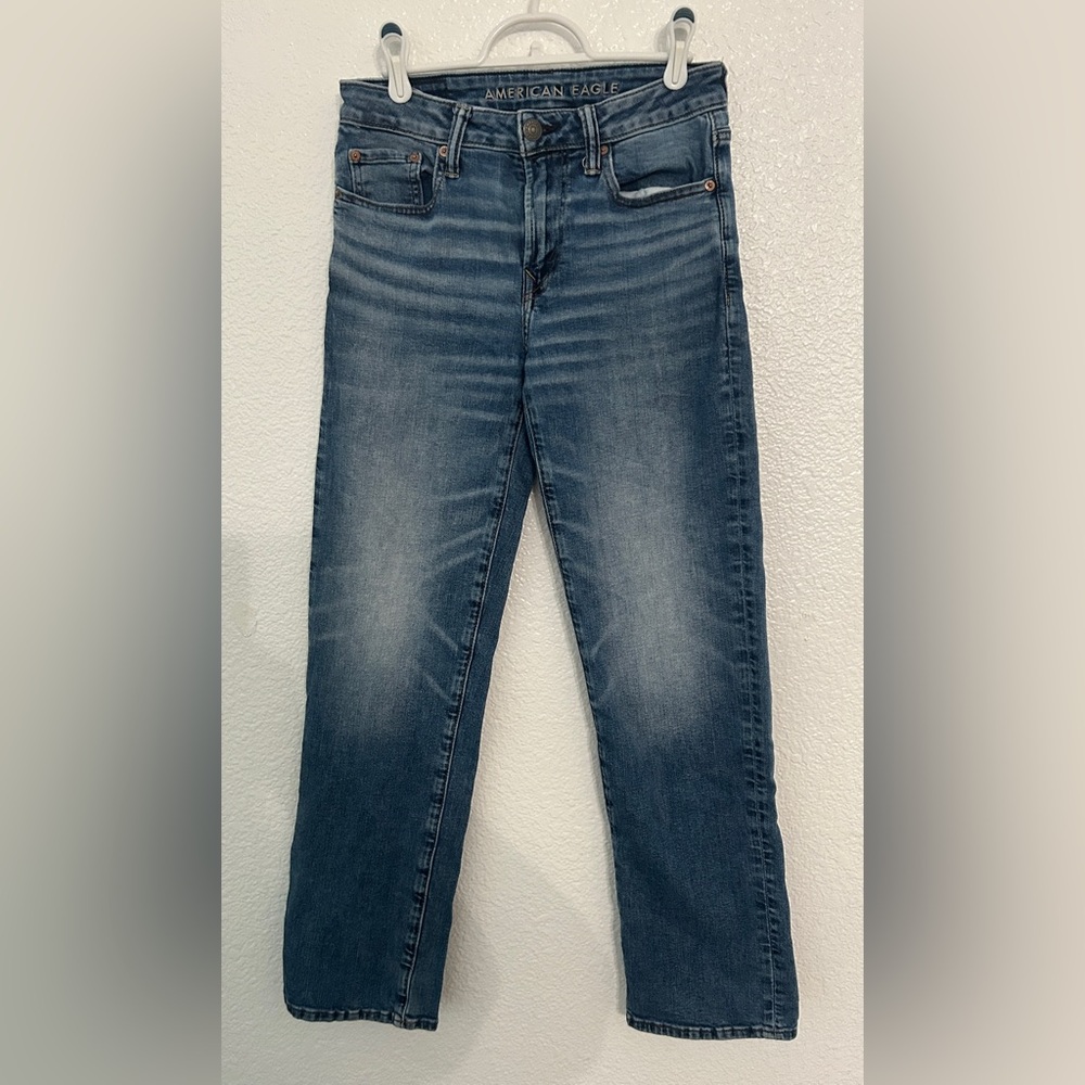 American Eagle Outfitters Blue Straight Jeans